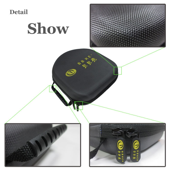 lt-138 黑灰色 EVA耳機包組成部件圖