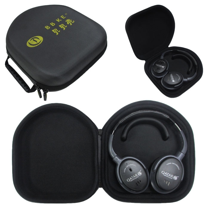 lt-138 黑灰色 EVA耳機包使用效果圖