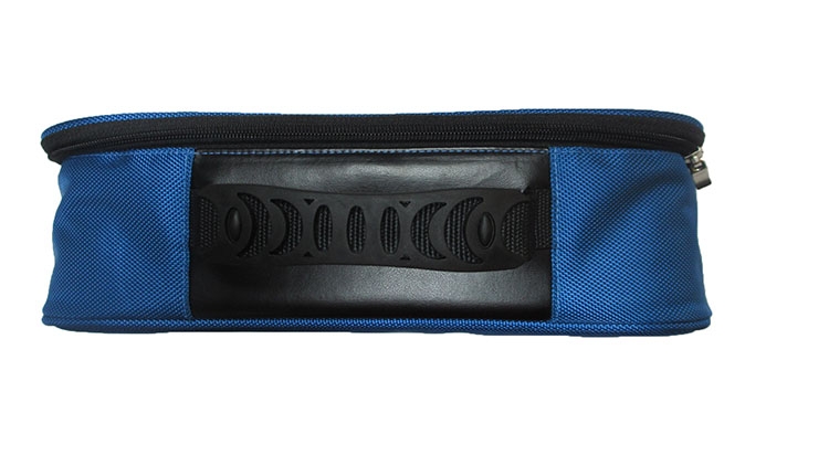 藍(lán)色帆布汽車工具包把手細(xì)節(jié)